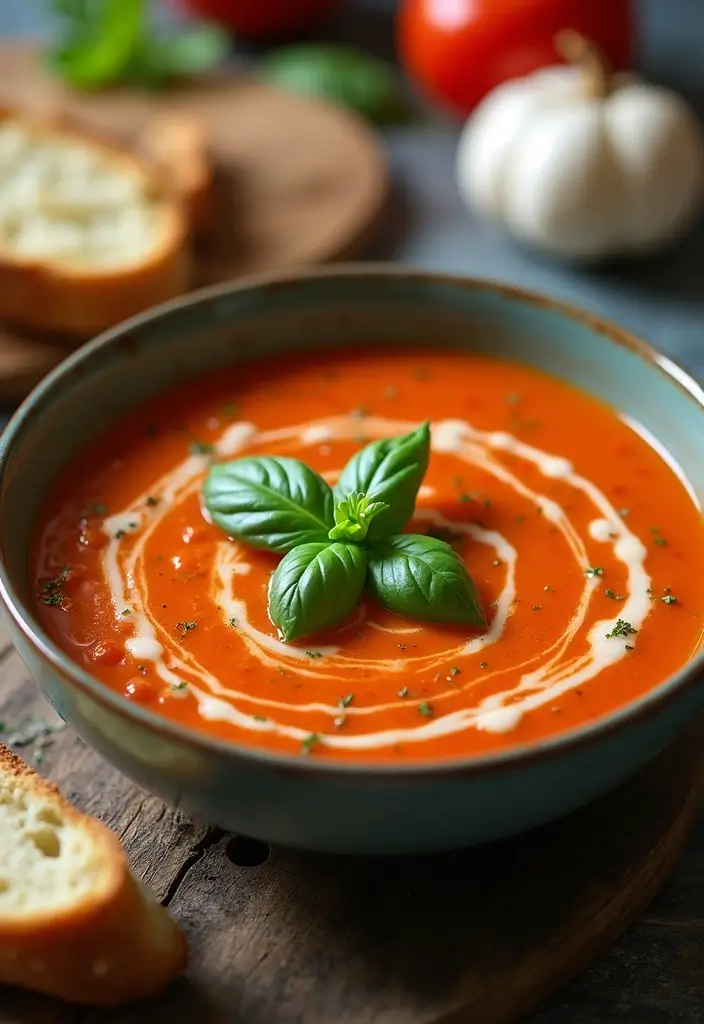29 Trim Healthy Mama Recipes for Every Meal - 22. Creamy Tomato Basil Soup