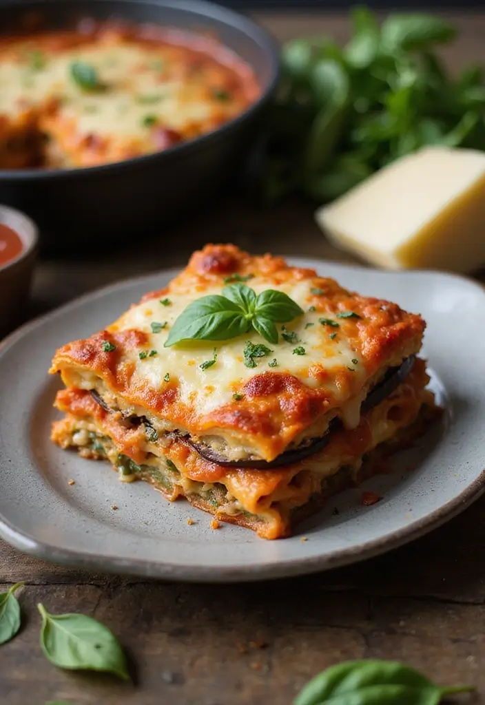 29 Trim Healthy Mama Recipes for Every Meal - 27. Eggplant Lasagna